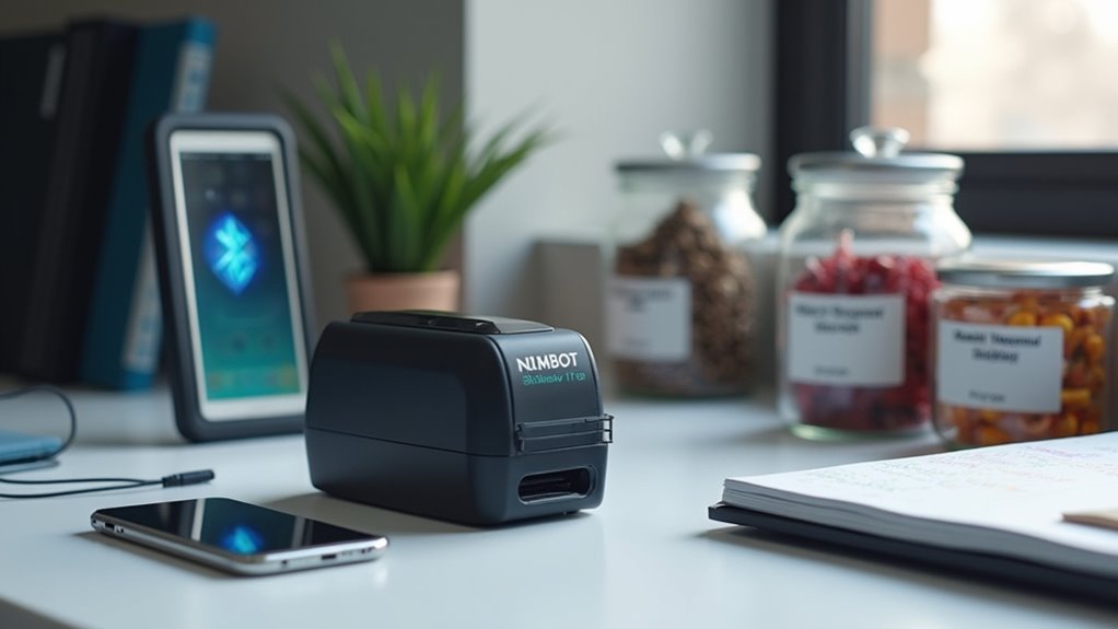máy in nhãn bluetooth nhỏ gọn