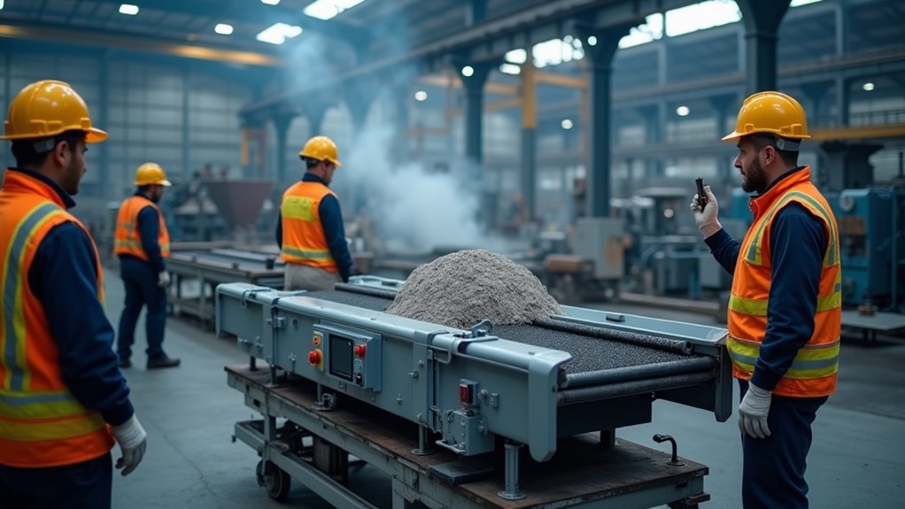 các ứng dụng cho ăn băng tải công nghiệp